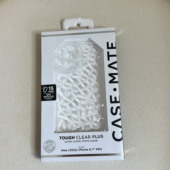 Beautiful New Crystal Clear Diamond Cut Cell Phone Case For iPhone 14 Pro Max - Picture 3 of 15